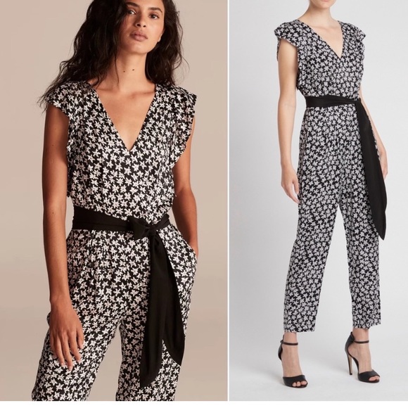 Rebecca Taylor Star Fleur Jumpsuit size 14 XL - Picture 8 of 14